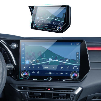 Picture of LANTU 2PCS RX&TX 350 Screen Protector for 2023 2024 2025 Lexus RX350& TX350 Accessories Nano GPS Navigation Touchscreen Protector for RX 350/350h/500h& 2024 2025 TX 350/500h HD Clear 14"
