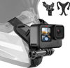 Picture of Helmet Mount for GoPro, Motorcycle Chin Strap Attachment with Extension J Hook Dirt Bike Holder Mounting Accessories for Go Pro Max Hero 13 12 11 10 9 8 Insta360 X3 GO3 DJI Action 5 Pro Action 3 4