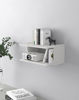 Picture of Projector Shelf for Wall Mount, Under TV Game Shelf Stand for Xbox one S/X Series S, Entertainment Center, Projector Wall Mount Shelf Floating, Accessories, Holder White