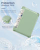Picture of MoKo Case for 6" Kindle (11th Generation-2024/2022 Release), Ultra Clear Soft Flexible Transparent TPU Back Cover Light Shell with Auto Wake/Sleep for Kindle 11th Generation 2024, White Blue Floral