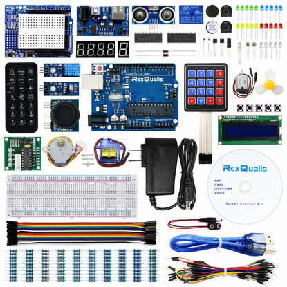 Picture of REXQualis Super Starter Kit Based on Arduino UNO R3 with Tutorial and Controller Board Compatible with Arduino IDE