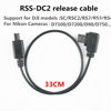 Picture of DJI ronin R Cable for nikon d750 d7200 Camera Shutter Release Cable DJI stabilizer Control Cable Support Ronin - sc/rsc2 rs2 / rs3 / rs4 / Focus pro Handheld Camera stabilizer d7000 D7500 (RSS-DC2)