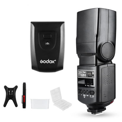 Picture of Godox TT520II Camera Flash Universal On-Camera Flash Electronic Speedlite Wireless Transmission for Canon Nikon Panasonic Olympus Pentax DSLR Camera