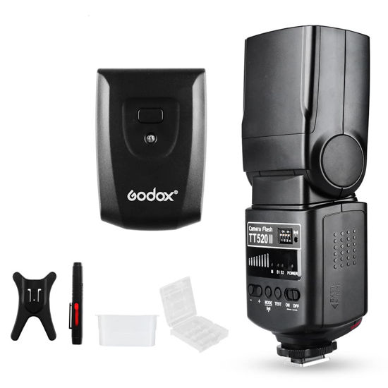 Picture of Godox TT520II Camera Flash Universal On-Camera Flash Electronic Speedlite Wireless Transmission for Canon Nikon Panasonic Olympus Pentax DSLR Camera
