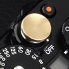 Picture of Exquisite Copper Concave Shutter Release Button for Fujifilm X-T5 X-T4 X-T3 X-T30 X- X-T20 X-PRO3 X100VI X100V X-E4 X-E3 Nikon Zf DF Leica Q3 M10 So n y RX1 R etc,Diameter 0.47in