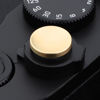 Picture of Exquisite Copper Concave Shutter Release Button for Fujifilm X-T5 X-T4 X-T3 X-T30 X- X-T20 X-PRO3 X100VI X100V X-E4 X-E3 Nikon Zf DF Leica Q3 M10 So n y RX1 R etc,Diameter 0.47in