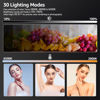 Picture of NiceVeedi 1-Pack Photography Lighting Kit, 2800-6500K Bi-Color LED Video Light Kit, Dimmable Studio Light with Tripod Stand & Phone Holder, Light for Video Recording, Game Streaming, YouTube