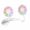 Picture of Neck Fan, Rechargeable Battery Operated Portable Fan 2600mAh, Hands Free Personal Fan Hang Around Neck Fans, Wearable Small Fan for Outdoor Working Battery Powered USB Fan Over 12 Hours Constant Cool