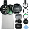 Picture of 67mm Clip-on Phone CPL Polarizer Filter Lens for Samsung24,23,22 iPhone16,15,14, and Other Smart Phones, Equipped with Detachable Right Angle Shading Board, Applicable to All Mobile Phone Cameras