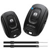 Picture of ATUMTEK Camera Remote Shutter for iPhone and Android Smartphones (2 Pack), Wireless Phone Remote Control Selfie Button for Photos and Videos (Bluetooth 5.2), Wrist Strap Included, Black