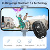 Picture of ATUMTEK Camera Remote Shutter for iPhone and Android Smartphones (2 Pack), Wireless Phone Remote Control Selfie Button for Photos and Videos (Bluetooth 5.2), Wrist Strap Included, Black