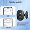 Picture of ATUMTEK Camera Remote Shutter for iPhone and Android Smartphones (2 Pack), Wireless Phone Remote Control Selfie Button for Photos and Videos (Bluetooth 5.2), Wrist Strap Included, Black