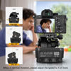 Picture of Soonpho M4 Motorized Rotating Panoramic Tripod Head, Remote Control Pan Tilt Head with Remote Control and Mobile Phone Clip for DSLR Cameras, Camcorders, Smartphones, Tripod