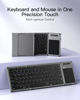 Picture of Inateck Foldable Keyboard, AI Keyboard with Touchpad, Bluetooth Wireless Mini Keyboard, Pocket Keyboard with 3 Bluetooth Channels, Compatible with iOS, Android, Windows, QWERTY, KB06101