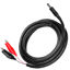 Picture of 5.5x2.1mm DC Power Cord (1-Pack End-Alligator Clip)