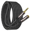 Picture of VIOY Headphone Extension Cable 30 FT,[Copper Shell, Hi-Fi Sound] 3.5 mm Male to Female Stereo Audio Cable Nylon Braided Aux Cord for Smartphones, Tablets, Media Player