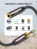 Picture of VIOY Headphone Extension Cable 30 FT,[Copper Shell, Hi-Fi Sound] 3.5 mm Male to Female Stereo Audio Cable Nylon Braided Aux Cord for Smartphones, Tablets, Media Player