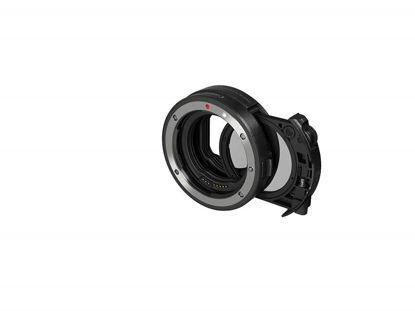 Picture of Canon 3442C005 Bayonet Adapter EF-EOS R with Insertion Filter (C-PL: Circular polarising Filter A) Black