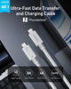 Picture of Anker Prime Thunderbolt 4 Cable, 3.3 ft USB C to USB C Cable, 240W Charging, 40Gbps Data Transfer, Supports 8K/4K Displays, for iPhone 16 Series, MacBook Air, iPad, Samsung (Thunderbolt 4-Certified)