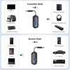 Picture of Bluetooth 5.4 Airplane Transmitter Adapter for Airpods or Headphones, 2-in-1 Wireless Bluetooth 3.5mm Aux Audio Transmitter/Receiver for Flight, TV, Car Stereo, Home Speaker