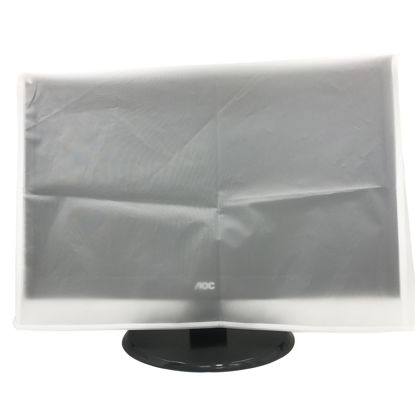 Picture of Monitor Dust Cover, LED/LCD Antistatic Vinyl Flat-Screen Computer Monitor Water Proof Protective Case By SZBRO for 26" (26W x18H x4D)