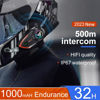 Picture of Khptop Motorcycle Helmet Bluetooth Headset 500meters 2 Riders Bluetooth Helmet Intercom Headset with CVC Noise Sound Quality Speakers Communication Systems Motorcycle Riding/Snowmobile/Cycling/Sports