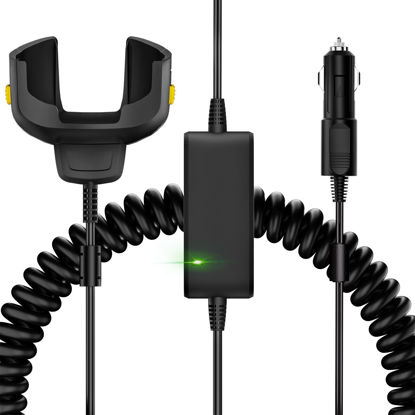 Picture of Fast Charging Car Charger Cable for Zebra Symbol TC77 TC70 TC72 TC75 TC70X TC75X TC700H TC700K TC77HL TC720L Barcode Scanners - Fully Charges in Just Over 4 Hours - CHG-TC7X-CLA1-01