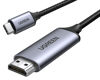 Picture of UGREEN USB C to HDMI Cable (4K@60Hz) 6.6FT, Type C to HDMI Adapter Thunderbolt 4/3 to HDMI for Home Office Compatible with iPhone 16 Pro Max Plus, MacBook Pro Air iPad Pro, XPS, Galaxy S24 Steam Deck