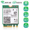 Picture of EDUP WiFi 6E Wireless Card Intel AX210 NGW Bluetooth 5.3 5400Mbps Tri-Band 2.4Ghz/5Ghz/6Ghz Network Adapter for Laptop Support Windows 10/11 (64bit) M.2/NGFF