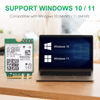 Picture of EDUP WiFi 6E Wireless Card Intel AX210 NGW Bluetooth 5.3 5400Mbps Tri-Band 2.4Ghz/5Ghz/6Ghz Network Adapter for Laptop Support Windows 10/11 (64bit) M.2/NGFF