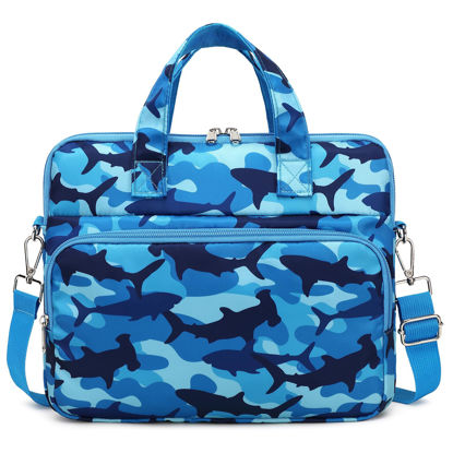 Picture of Octsky Tablet Sleeve Bag Kids Tablet Carrying Bag 12.5 Inch Tablet Bag with Shoulder Strap, Soft Lining