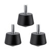 Picture of K&F Concept Universal Anti-Slip Rubber Tripod Foot Spikes Compatible with 1/4 inch Thread Tripod Monopod Legs Feet Replacement Parts (3 PCS)