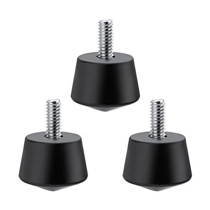 Picture of K&F Concept Universal Anti-Slip Rubber Tripod Foot Spikes Compatible with 1/4 inch Thread Tripod Monopod Legs Feet Replacement Parts (3 PCS)