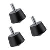 Picture of K&F Concept Universal Anti-Slip Rubber Tripod Foot Spikes Compatible with 1/4 inch Thread Tripod Monopod Legs Feet Replacement Parts (3 PCS)
