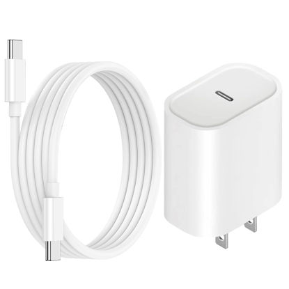 Picture of USB C Fast Charger for Samsung Galaxy Tab S10,S9,S8,S7,S6,S5e,S4,S3, Tab A7 10.4", A9+ 12.4", A8 10.5" Tab A 10.1,Tab A 8.4", 8.0" Tablet Charger with 6.6Ft USB-C Cord,20W PD Power Adapter