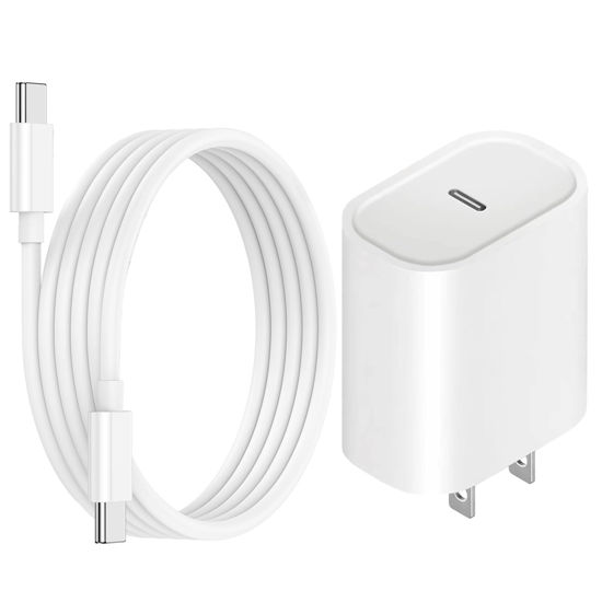 Picture of USB C Fast Charger for Samsung Galaxy Tab S10,S9,S8,S7,S6,S5e,S4,S3, Tab A7 10.4", A9+ 12.4", A8 10.5" Tab A 10.1,Tab A 8.4", 8.0" Tablet Charger with 6.6Ft USB-C Cord,20W PD Power Adapter