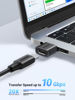 Picture of UGREEN 10Gbps USB to USB C Adapter 2Pack, USB C Female to USB Male Adapter USB C Charger Connector for Apple Watch 7 8 9, iPhone 14 13,AirPods,MagSafe Charger,CarPlay,Black