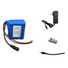 Picture of Seasider 12V 10000mAh Rechargeable Lithium Battery Pack, Bare Leads Wire Replacement Li-ion Battery with 12V Charger for 12 Volt Device RC Car, Boat, Robot, LED Light Strip, CCTV Camera