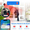 Picture of 5G/2.4G Outdoor/Indoor Security Camera,1080P Baby/Elder/Dog/Pet Camera with Phone App, WiFi Baby Monitor, Motion Detection, Alarm Siren, Night Vision, IP66 Waterproof, Two-way Talk, SD/Cloud