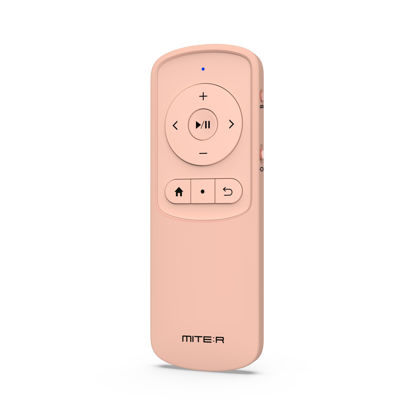 Picture of Bluetooth Remote Control Page Turner Clicker for Kindle App, Boox, e-Reader, TikTok Scrolling, YouTube Shorts, Reels, Video, Music, Camera, for iOS iPad iPhone, Android Galaxy Phone Tablet (Pink)