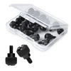 Picture of 20x Computer Case Thumb Screws,6#-32x6 M3.5 PC Case Screws for Desktop Computer Case Cover Hard Drives Power Supply PCI Slots 6-32 Thread Screws Black