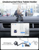 Picture of eSamcore Tablet Holder for Car Dashboard, Windshield Mount Holder for iPad & Foldable Phone Stand with Stable 360° Adjustable Clamp Car Gadgets & Accessories for iPad Air Pro Mini All 6”-11” Devices