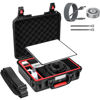 Picture of Amazear Waterproof Hard Case Kit for Starlink Mini Accessories,Travel Carrying Case for StarlinkMini Dish,Compatible with Pipe Adapter,Kickstand,Tripod Adapter,Power Supply,Cable and Other Accessories