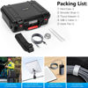 Picture of Amazear Waterproof Hard Case Kit for Starlink Mini Accessories,Travel Carrying Case for StarlinkMini Dish,Compatible with Pipe Adapter,Kickstand,Tripod Adapter,Power Supply,Cable and Other Accessories