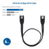 Picture of Cable Matters SATA III Data Cable and SATA Power Cable Kit with Straight and 90 Degree SATA III Cables, Power Splitter Adapter, and Molex Adapter in Black