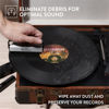 Picture of Big Fudge Complete Vinyl Record Cleaning Kit - 6-in-1 Vinyl Record Cleaner - incl. Carbon Fiber Record Brush, Stylus Cleaner, Drying Stand, Microfiber Cloth & Towel Cloth - Record Player Accessories
