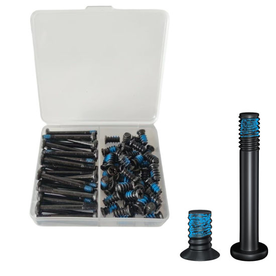 Picture of Easycargo Case Fan Screws, AIO Cooler Fan Screws, Nylon Self Locking Screws, 30mm unc 6-32 fan screw Long + PC Case Fan Screws 10mm, Radiator Fan Screws for 60mm 80mm 90mm 92mm 120mm 140mm 240mm 360mm