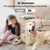 Picture of vebiliki Indoor Security Camera, 2K Pet Camera, WiFi Camera with Color Night Vision & Siren, Indoor Camera for Baby with 2-Way Audio, 24/7 Cloud & SD Card Storage, Magnetic Base, 2 Packs