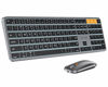 Picture of ProtoArc Backlit Bluetooth Keyboard and Mouse for Mac, KM100-A Full Size Wireless Keyboard Mouse for Mac, Multi-Device Rechargeable Keyboard for MacBook Pro/Air, iMac, iPhone, iPad, Space Gray