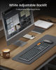 Picture of ProtoArc Backlit Bluetooth Keyboard and Mouse for Mac, KM100-A Full Size Wireless Keyboard Mouse for Mac, Multi-Device Rechargeable Keyboard for MacBook Pro/Air, iMac, iPhone, iPad, Space Gray